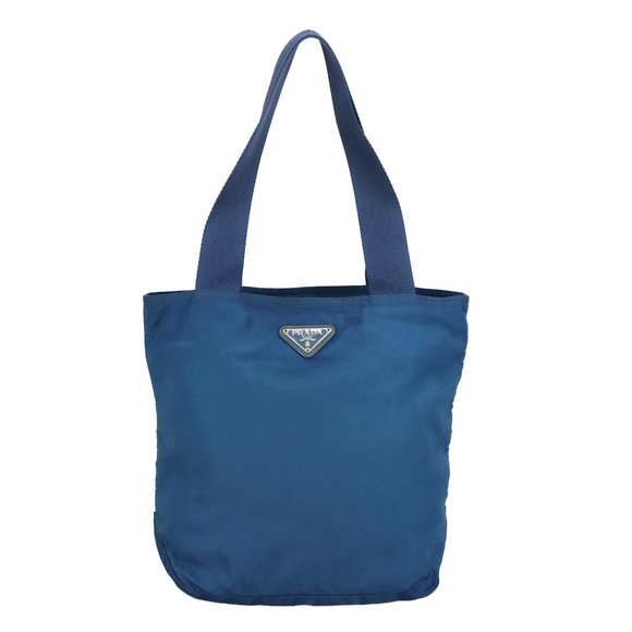 PRADA Tote Bag Nylon Blue - Picture 2 of 16